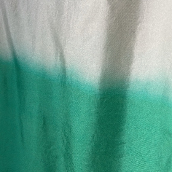 Dries Van Noten Silk Blouse Top Tank Ombre Cowl Neck Size 40 Sleeveless - Picture 7 of 7